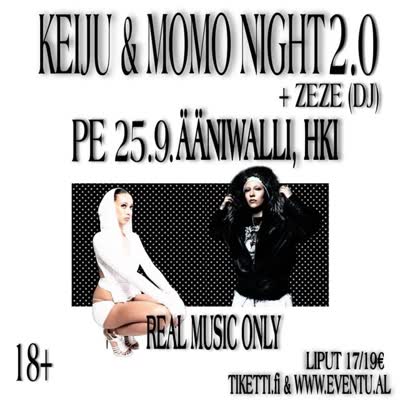 keiju + MOMO – Ääniwalli 25.9.