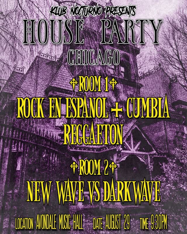 Chicago 8/29 - 2 rooms this time @avondalemusichall