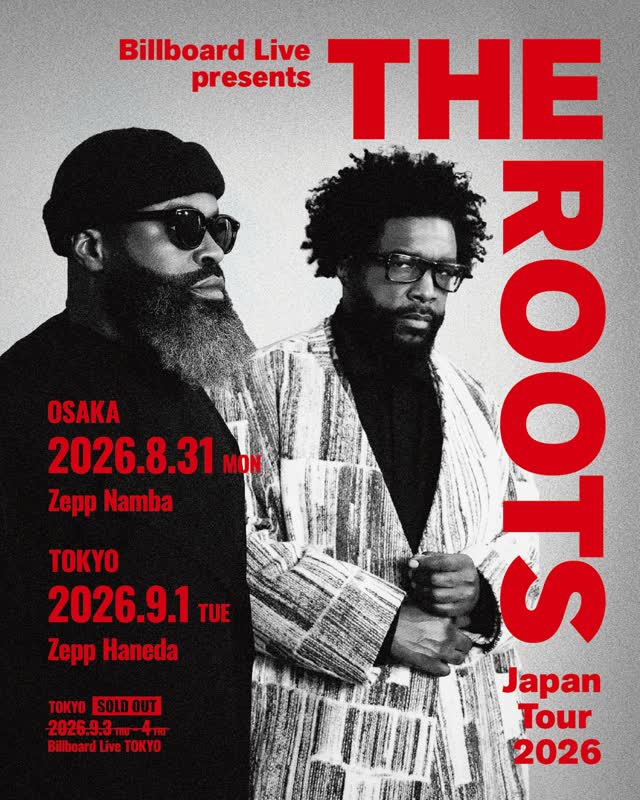 Billboard Live presents THE ROOTS Japan Tour 2026