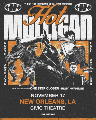Hot Mulligan with special guests One Step Closer, RILEY! and wakelee