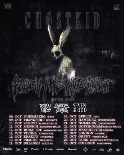 Follow The White Rabbit European Tour 2026