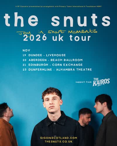 the snuts Joy in short moments 2026 uk tour
