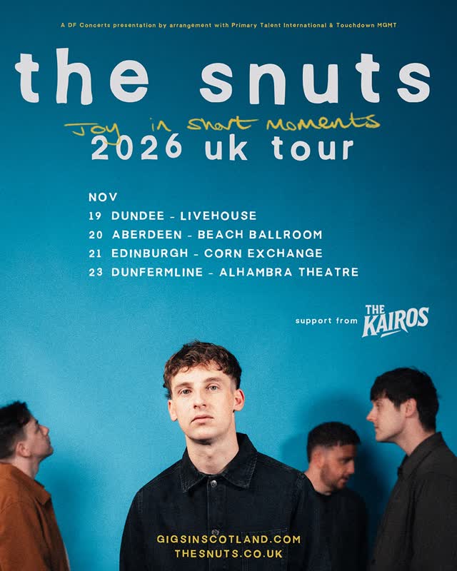 the snuts Joy in short moments 2026 uk tour