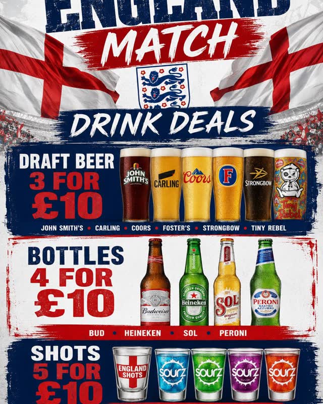 THIS WEEK AT THE PUB - Live Music & Football