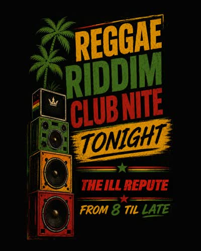 ★ TONIGHT ★ Reggae Riddim Club Nite