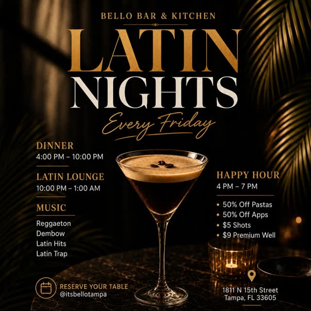 Latin Nights Every Friday