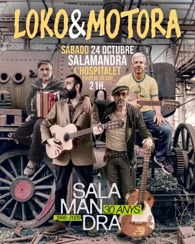 Loko&motora: 30o aniversario de Sala Salamandra