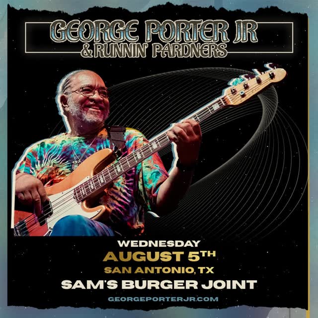 George Porter Jr. & Runnin’ Pardners at Sam’s Burger Joint Music Hall