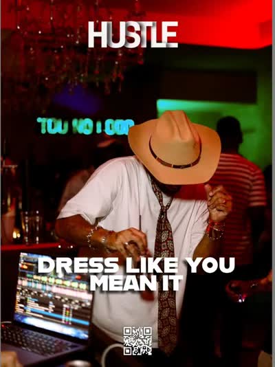 Tonight, we encourage everyone to be themselves and bring their best and most authentic outfit. Simply avoid sports clothes and flip-flops. Hats are allowed if they are vibey. Last but not least, deodorant is never too much! The lovely Portuguese weather is as hot as our DJ's playlist! 🔥🥂 Doors open at 23:00. Don't be late, Hustle! 💕🎬