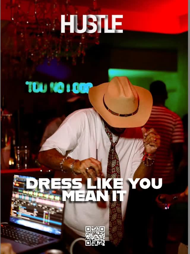Tonight, we encourage everyone to be themselves and bring their best and most authentic outfit. Simply avoid sports clothes and flip-flops. Hats are allowed if they are vibey. Last but not least, deodorant is never too much! The lovely Portuguese weather is as hot as our DJ's playlist! 🔥🥂 Doors open at 23:00. Don't be late, Hustle! 💕🎬