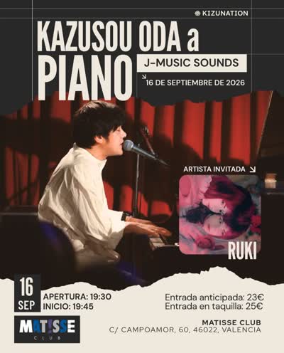 Concierto a piano de Kazusou Oda @kazusou en España