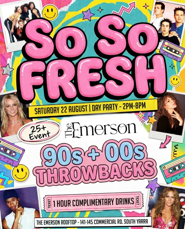 So So FRESH 90s + 00s THROWBACKS
