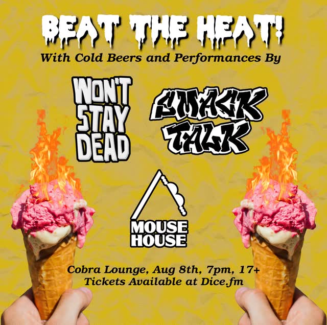 Returning to Cobra Lounge with Wont Stay Dead and Mouse House