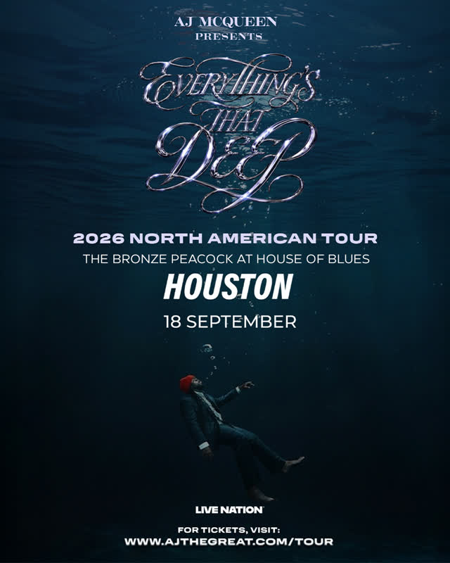 AJ McQueen at The Bronze Peacock at House of Blues Houston
