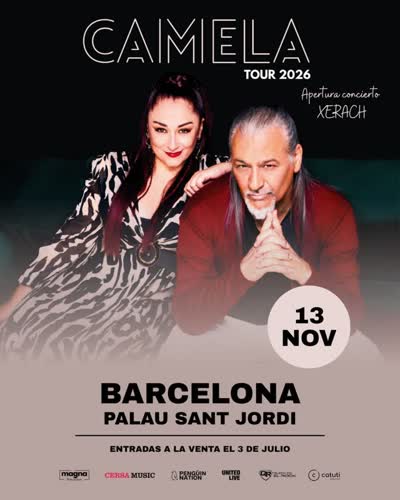 Concierto de Camela en el Palau Sant Jordi