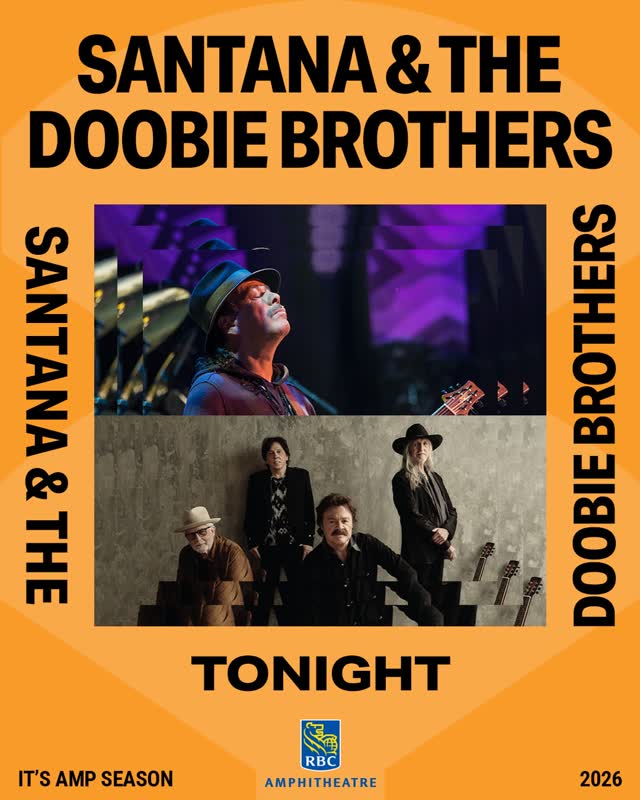 TONIGHT: @carlossantana and @doobiebrothersofficial live on our stage