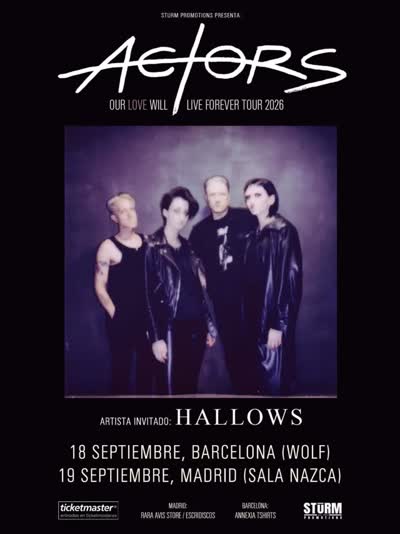 ACTORS - OUR LOVE WILL LIVE FOREVER TOUR 2026