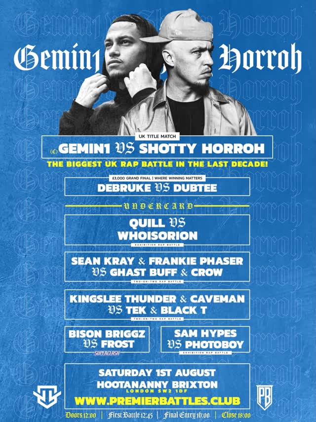 SUPERCLASH: Shotty Horroh vs Gemin1