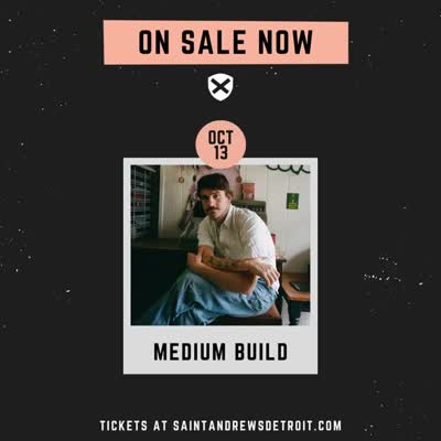 Medium Build returns to Saint Andrew's Hall with special guest Bella White