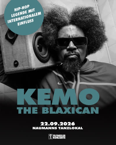 Kemo The Blaxican – Hip-Hop Legende mit internationalem Einfluss live im Tanzlokal