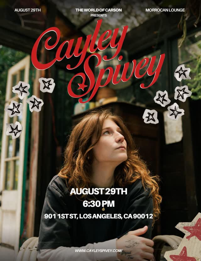 Cayley Spivey’s debut album live in Los Angeles