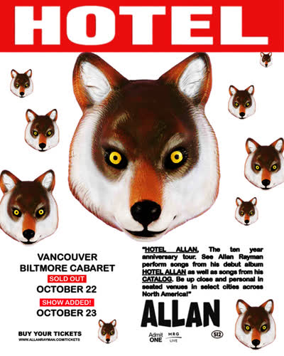 HOTEL ALLAN The ten year anniversary tour