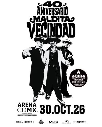 40 ANIVERSARIO MALDITA VECINDAD - DÍA DE MUERTOS EN LA VECINDAD