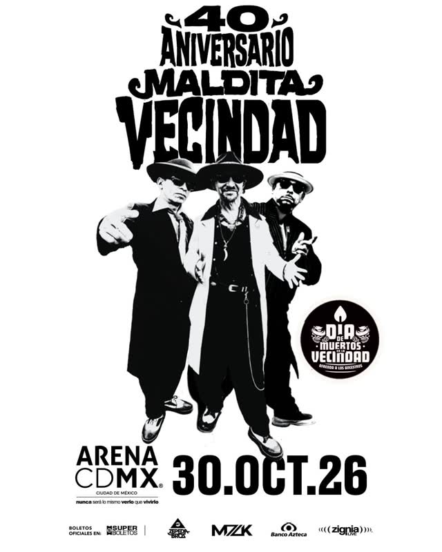 40 ANIVERSARIO MALDITA VECINDAD - DÍA DE MUERTOS EN LA VECINDAD