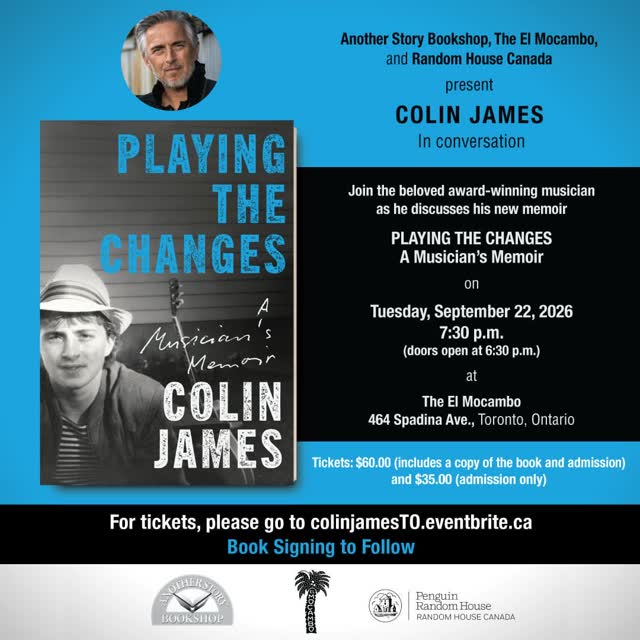 Colin James In conversation: Playing the Changes