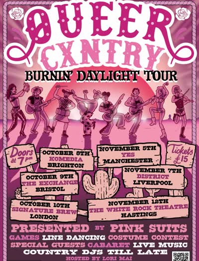 QUEER CXNTRY BURNIN' DAYLIGHT TOUR