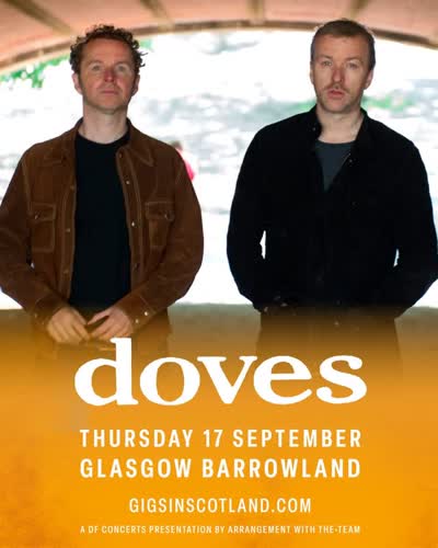 Doves playing at the Barrowland Ballroom