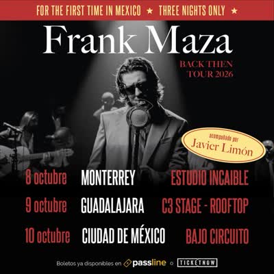 Frank Maza BACK THEN TOUR 2026