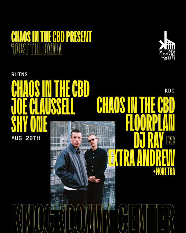 Chaos In The CBD presents ‘Dust Till Dawn’