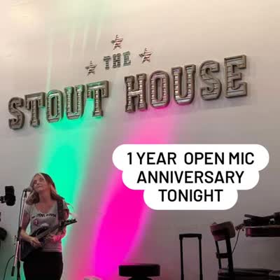 1 YEAR OPEN MIC ANNIVERSARY TONIGHT