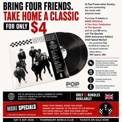 MORE SPECIALS: A TWO-HOUR CELEBRATION OF THE SPECIALS