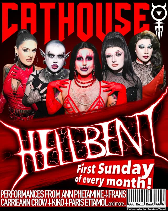 HellBent alt drag entertainment night celebrating @its_just_frans and @ann_phetamine666