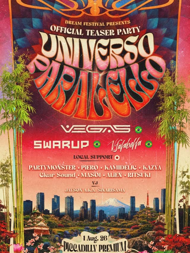Universo Paralello Teaser Party in Japan