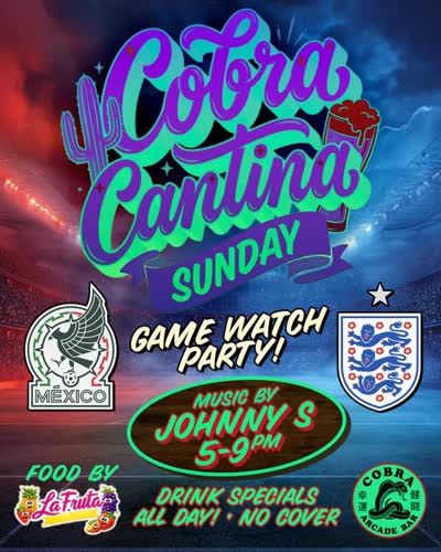 Cobra Cantina Sunday Game Watch Party!
