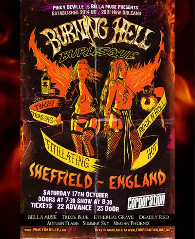 BURNING HELL BURLESQUE IS BACK!
