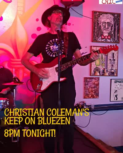 Christian Coleman's Keep on Bluezen at Favela Chic