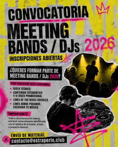 Meeting Bands & DJs 2026