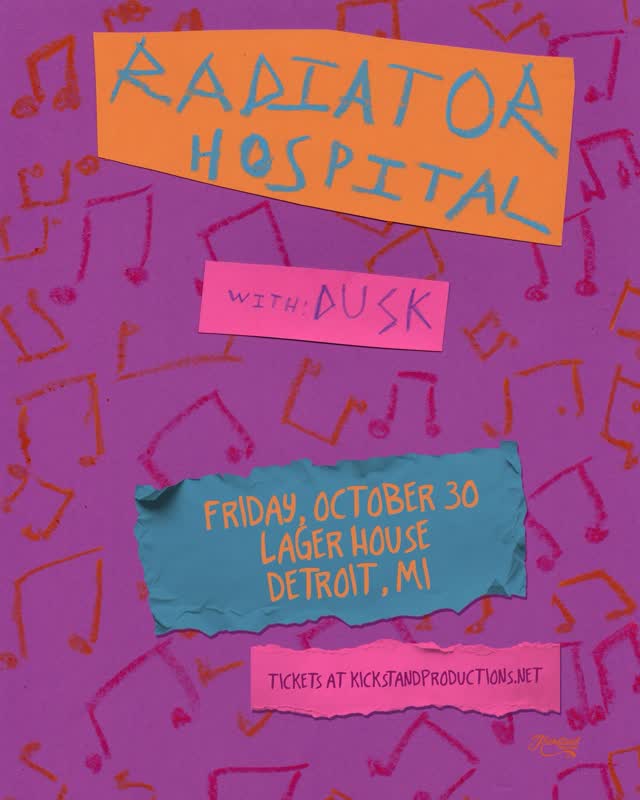 Radiator Hospital is coming to Lager House with Dusk