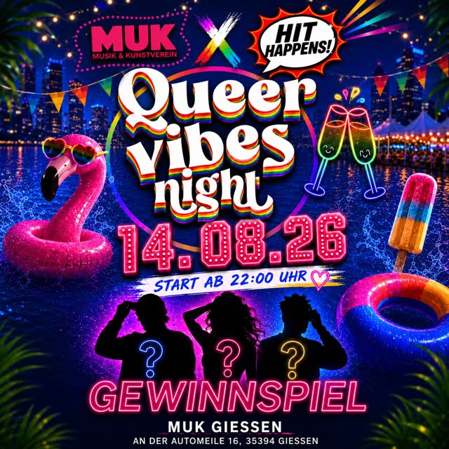QueerVibes Night meets HIT HAPPENS