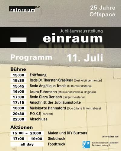 _einraum - 25 Jahre Offspace