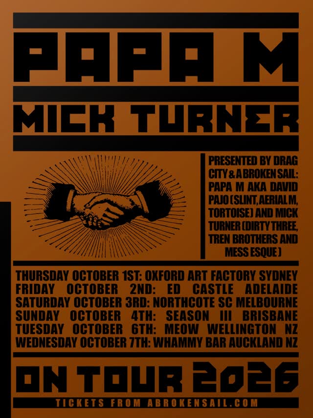 Papa M and Mick Turner