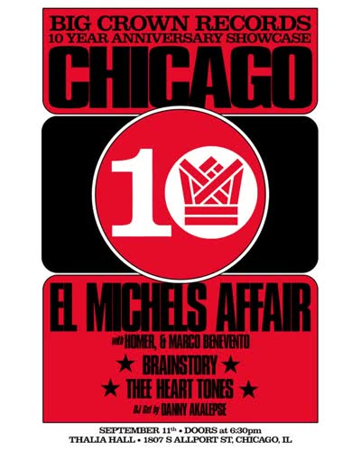 Big Crown Records 10 Year Anniversary feat. El Michels Affair, Brainstory, and Thee Heart Tones
