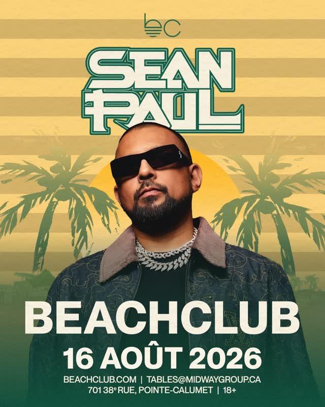 SEAN DA PAUL is back at Beachclub