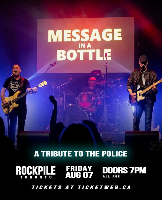Message In A Bottle returns to The Rockpile