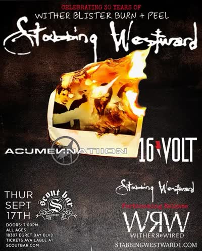 Stabbing Westward celebrating 30 years of “Wither Blister Burn & Peel”