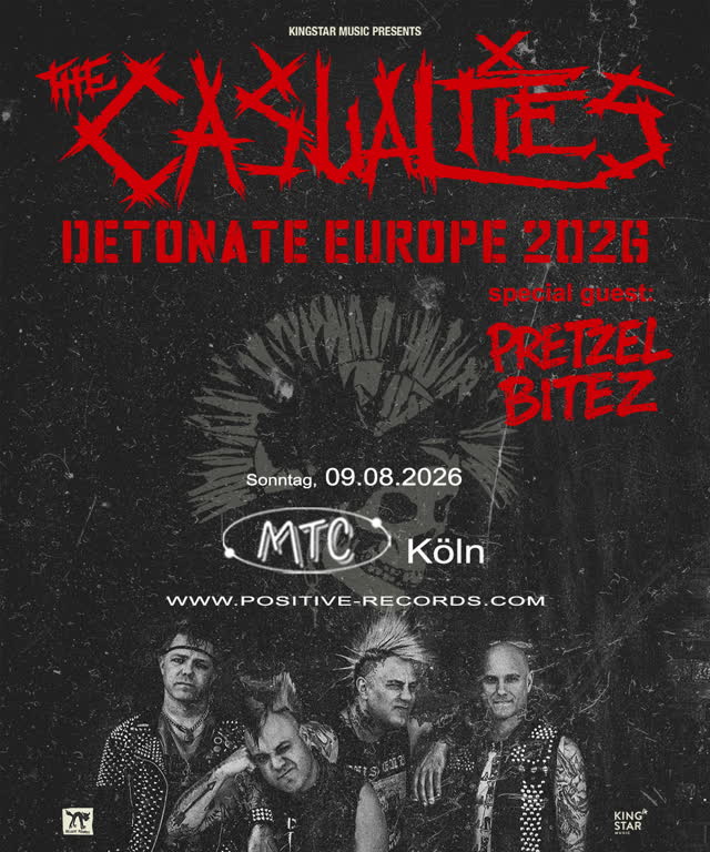 THE CASUALTIES und PRETZEL BITEZ im MTC in Köln